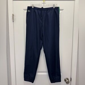 Lacoste Sport Track Pant Jogger Zip Blue Green